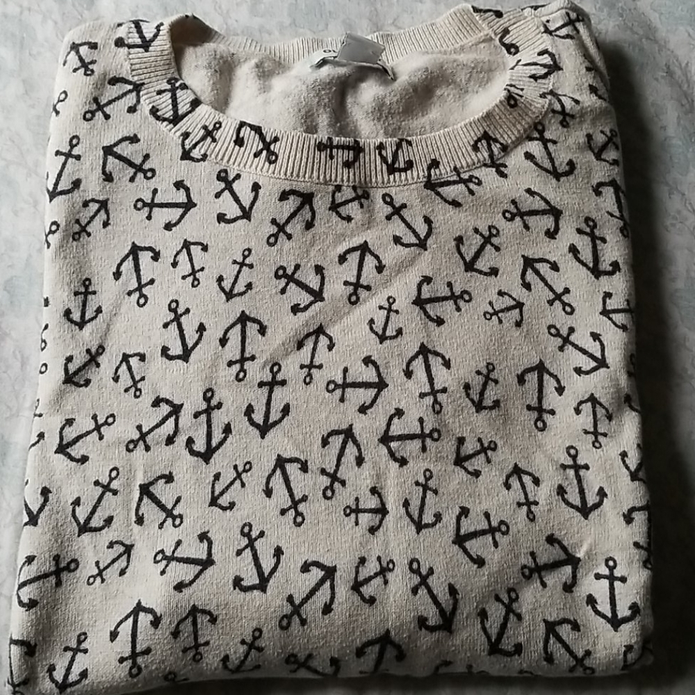 Old navy archor print sweater XS